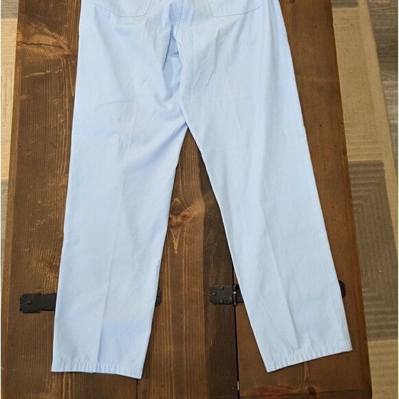 Orvis Surfwashed Twill pants light blue size 10 - Picture 4 of 5